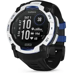 Смарт-годинник Garmin Instinct 3 50mm Solar Whitestone with Black Band (010-02935-03/43)