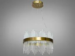 Люстра світлодіодна Diasha 839/400BR, 90W, 4950 лм, 3000K, бронза, сучасний стиль, регульована висота, IP20, 40 см діаметр - мініатюра 3