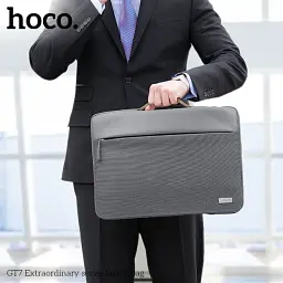 Сумка Hoco GT7 Extraordinary Series Laptop Bag 16 Grey - мініатюра 6
