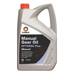 Трансмісійна олива Comma GEAR OIL EP75W-80 PLUS GL3 5 літрів (EP75W80P5L)