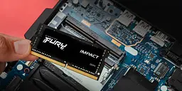 Пам'ять ноутбука DDR4 32GB KIT (16GBx2) 3200 FURY Impact Kingston teh0014337 - мініатюра 4