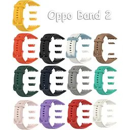 Силіконовий ремінець BeCover для Oppo Band 2 White (709482) - мініатюра 2