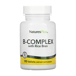 Комплекс Вітамінів Групи B з Рисовими Висівками B-Complex with Rice Bran - 90 таб
