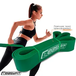 Гумова петля EasyFit 19-65 кг Зелена (EF-2654-5) - мініатюра 9