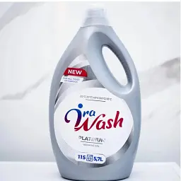 Гель для прання кольорової та світлої білизни Irawash Platinum 5,7 л