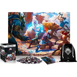 Пазл класичний GoodLoot Witcher: Geralt Triss in Battle puzzles 1000 елементів (5908305233619) - мініатюра 2