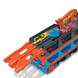 Грузовик-транспортер Hot Wheels Суперперегони(GVG37) - мініатюра 6