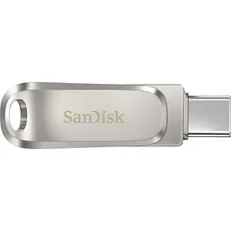 USB флеш накопичувач SanDisk 128GB Dual Drive Luxe USB 3.1 + Type-C (SDDDC4-128G-G46) - мініатюра 4
