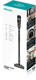 Акумуляторний пілосос Hisense HVC6664BK - мініатюра 6