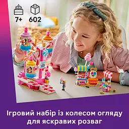 Конструктор LEGO Friends Колесо огляду з цукерками та капкейками (42700) - мініатюра 14