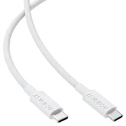Дата кабель Acefast C18-03 Type-C to Type-C 60W (1.2m) White - мініатюра 4