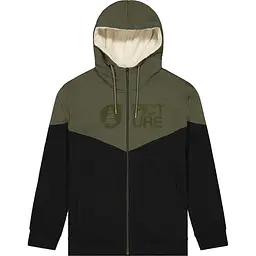 Толстовка Picture Organic Basement Plush Hoody S Чорний-Оливковий - мініатюра 4