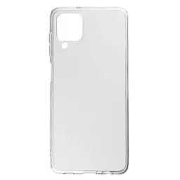 Прозрачный чехол для Samsung Galaxy A12 (A125)/M12 (M127)/A12 Nacho (A127) с защитой камеры, тонкий, силиконовый, бесцветный, ударопрочный, противоударный бампер с закрытой камерой, ArmorStandart (ARM58155)