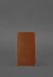 Шкіряний чохол для iPhone 13 Світло-коричневий BlankNote - мініатюра 2