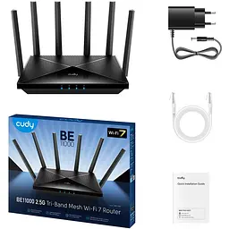 Маршрутизатор Cudy WR6500, BE6500 2.5G Wi-Fi 7 Router - мініатюра 3