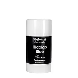 Дезодорант для тіла чоловічий Top Beauty Hidalgo Blue парфумований з пробіотиком (білий флакон)