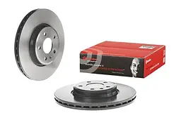 Диск гальмівний передній вентильований Audi A5, A4 B8, A4 B9 07-25р Brembo (09.A820.11) - мініатюра 2