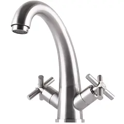 Змішувач для умивальника Globus Lux Dukat SD4-401 000024963 Нержавіюча сталь - мініатюра 6