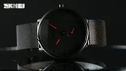 Чоловічий наручний годинник Skmei 9185 design red - мініатюра 4