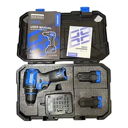 Шуруповерт акумуляторний безщітковий Zegor CDAX-16BL/16В/45 Нм/дві швидкості/2 батареї 16 В 2 Ач/реверс/підсвічування/кейс
- мініатюра 8