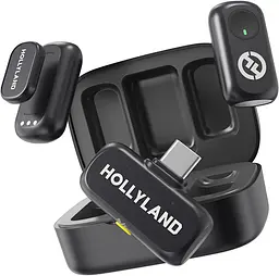 Петличний мікрофон Hollyland LARK A1 Mini Duo 2TX 1RX Зарядний кейс - мініатюра 2