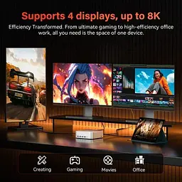 Неттоп Geekom A7 Max 16/1TB (GMA7MAXR97940HS-161T-EU) [157852] - мініатюра 2