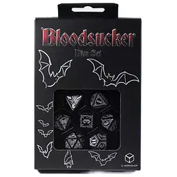 Набір кубиків Bloodsucker Black & silver Dice Set , 7 шт. (SBSU01)