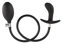 Анальна пробка Inflatable Plug 8 см (чорний)