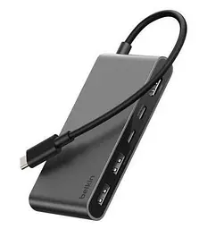 USB-Хаб Belkin USB-C 5в1 Multiport Dock (AVC022HQSGY) - мініатюра 2