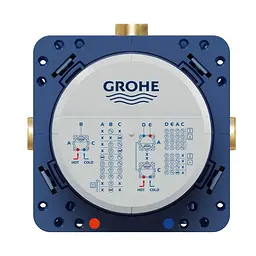 Душова система прихованого монтажу термостатична Grohe QuickFix Smartcontrol UA202802C3, Хром - мініатюра 2