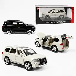 Колекційна металева модель позашляховика АвтоЕксперт Lexus LX570 з інерцією, світлом та звуком 1:24 - мініатюра 8