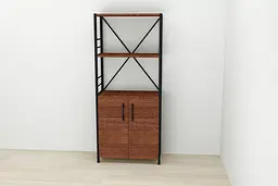 Етажерка 3/60 Ferrum-decor Серії Конект з тумбою 144x60x28 Чорний ДСП Венге (FRD-105534) - мініатюра 3