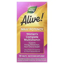 Комплекс для здоров'я жінок Nature's Way Alive! Max3 Potency Women's, 90 таблеток