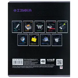 Зошит Kite предметний Techno 48 аркуші, клітинка, фізика (K25-240-2) - мініатюра 7