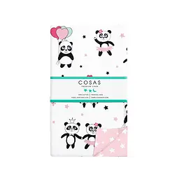 Комплект постільної білизни Cosas підлітковий PANDA 155 x 215 см (PandaLoveRose_Dots_155) - мініатюра 5