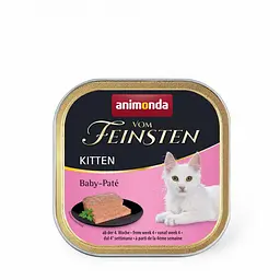 Вологий корм Animonda Vom Feinsten Kitten Baby-Paté для кошенят, 100 г - мініатюра 3