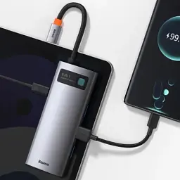 Концентратор Baseus USB-C 6-in-1 (CAHUB-CW0G) - миниатюра 9