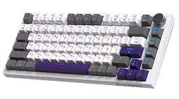 Клавіатура GamePro Genesis Warden MK160P RGB White/Grey - мініатюра 2