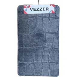 Набір килимків для ванної Vezzer Standart 60x100 та 60x50 см металік (VZS7020EDEN) - мініатюра 2