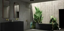 Душова система прихованного монтажу Kohlman Experience Gold + Box прихованого монтажу QW210EGDR25, Золотий - мініатюра 2