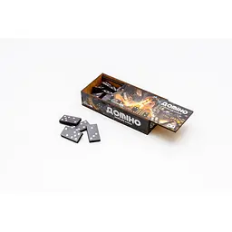 Дерев'яна настільна гра PuzzleOk Доміно Puz-22929 28 елементів - мініатюра 2