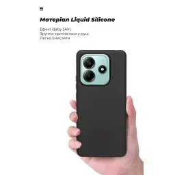 Чохол до мобільного телефона Armorstandart ICON Xiaomi Redmi Note 14 5G Black (ARM82258) - мініатюра 7