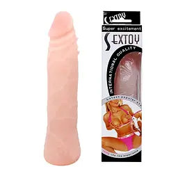 Фалоімітатор Baile Super Excitement Sextoy Fresh, 19 см - мініатюра 2