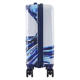 Валіза Semi Line 20" (S) White/Blue Print (T5653-1) - мініатюра 6