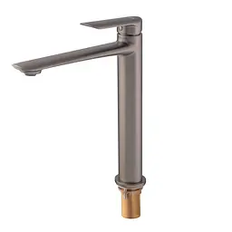 Змішувач для умивальника Koer KB-11028-07 високий KR5296 Графіт - мініатюра 3