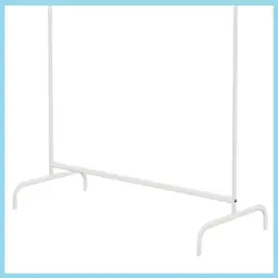Вішак для одягу IKEA 99×46×152 см, білий - мініатюра 3