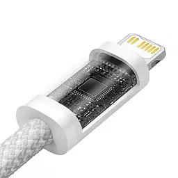 Дата кабель Baseus Dynamic Series Type-C to Lightning 20W (2m) (CALD0001) White - мініатюра 5