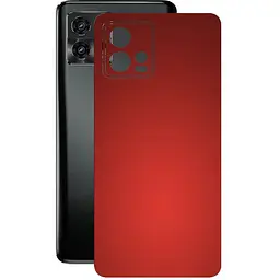 Защитная пленка StatusSKIN для Motorola Moto G72 Корпус Винил красная матовая