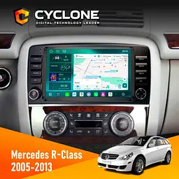 Штатна магнітола Mercedes-Benz R-Class (W251) 2005-2013 Cyclone C9-013 4x64 DSP 4G Cyclone (НФ-00007339)