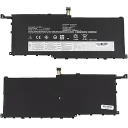 Батарея для ноутбука Lenovo 00HW028 (ThinkPad X1C Карбоновий 6th Generation) 15.2V 3440mAh 52Wh Чорний - мініатюра 2